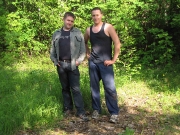 На линейке - будущем футбольном поле!