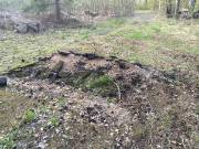 Тяжелая техника на парковке